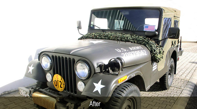 Jeep CJ5 before restoration