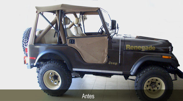 Jeep-CJ5 antes do restauro