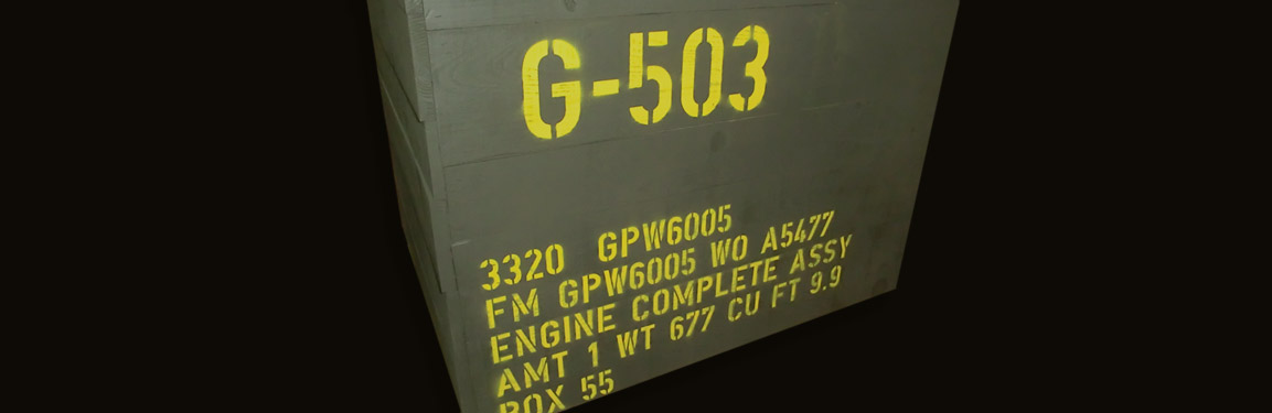 Willys engine box