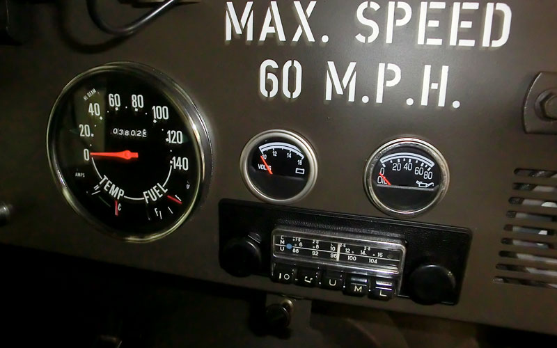 Dash Panel Jeep CJ  Painel de Instrumentos Jeep CJ